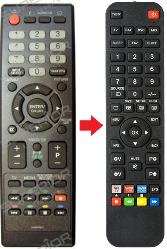 Telecomando ricambio per - telecomando, di